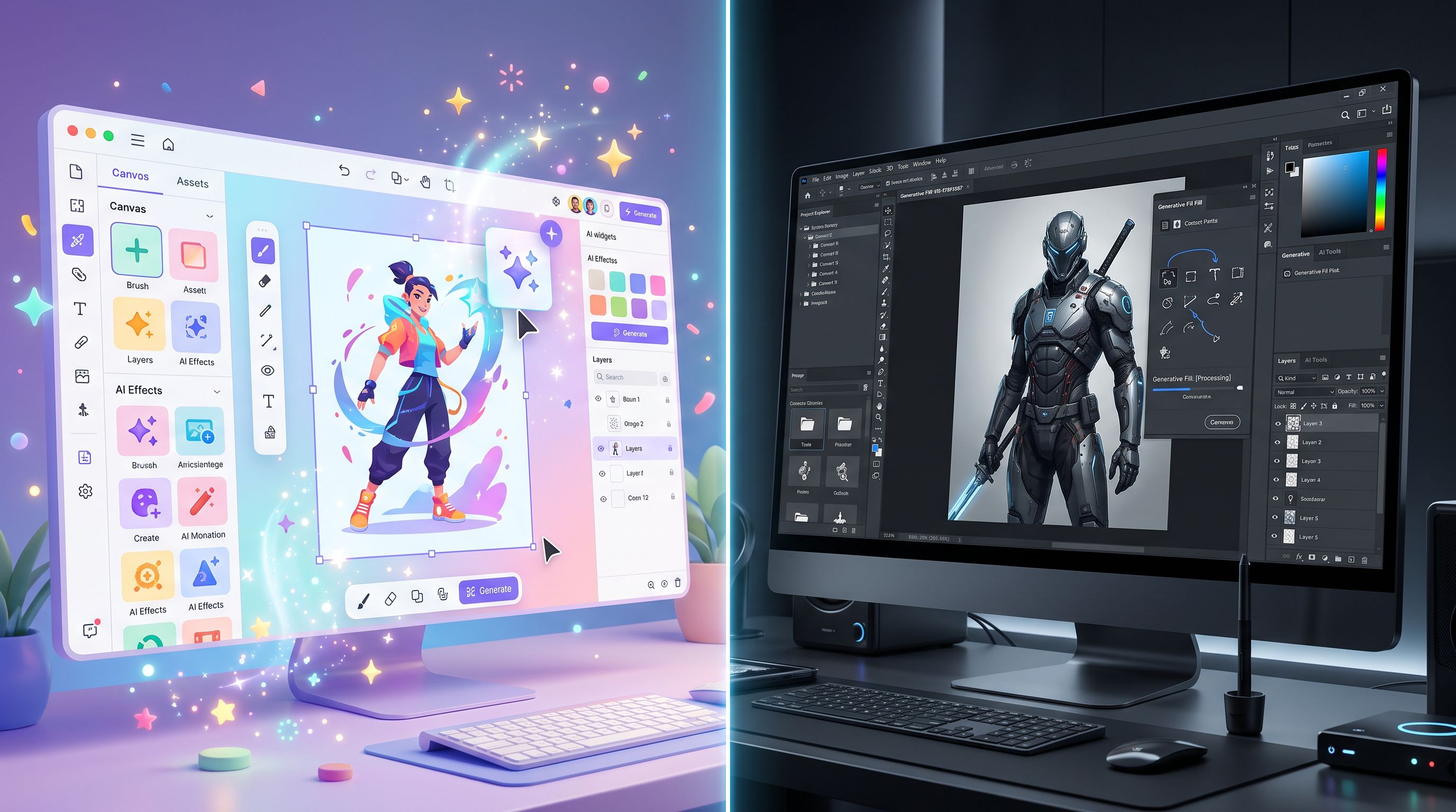 Canva Pro vs Adobe Firefly 2026: Duel AI Design Paling Sat Set