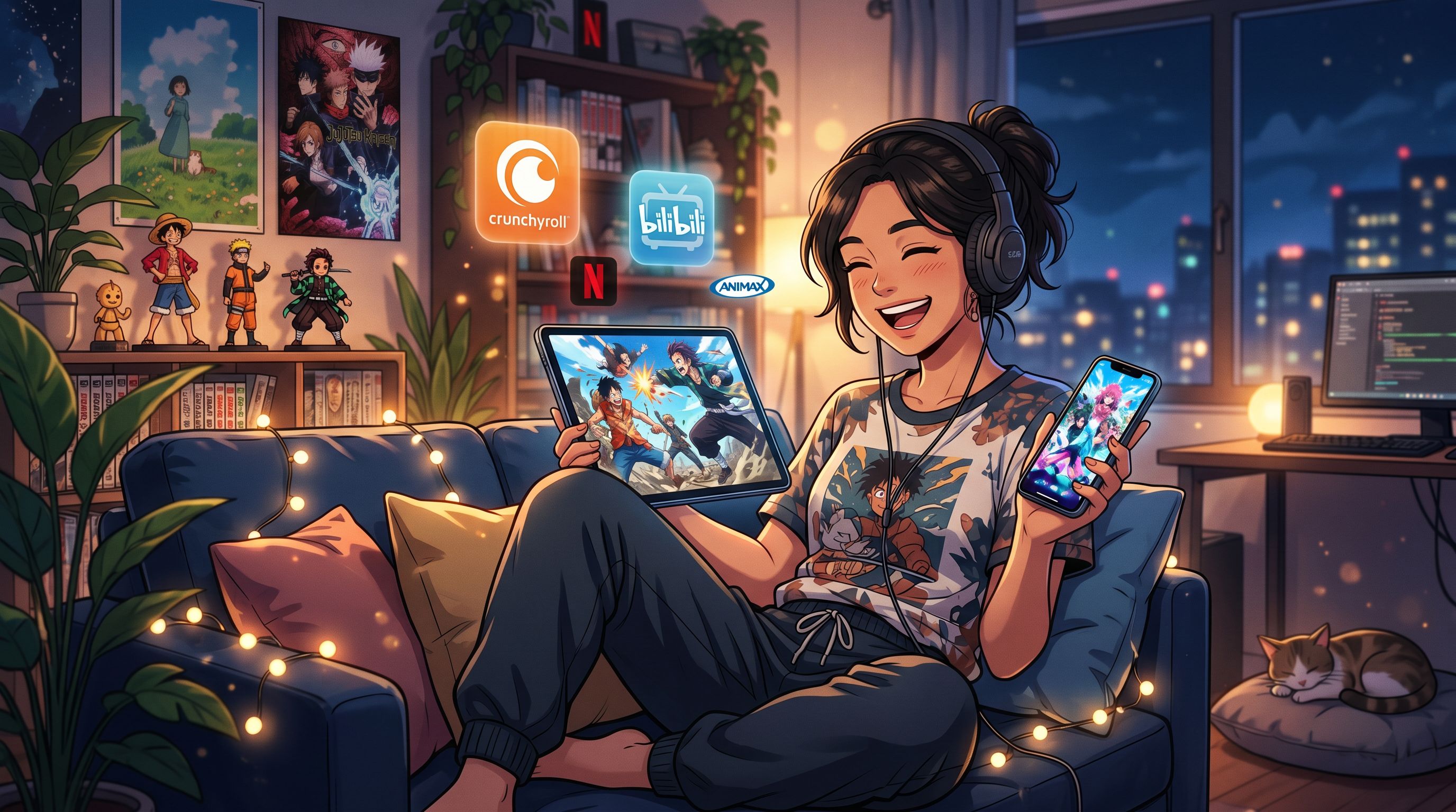 Cara Nonton Anime Sub Indo 2026 di Crunchyroll & Bilibili QRIS