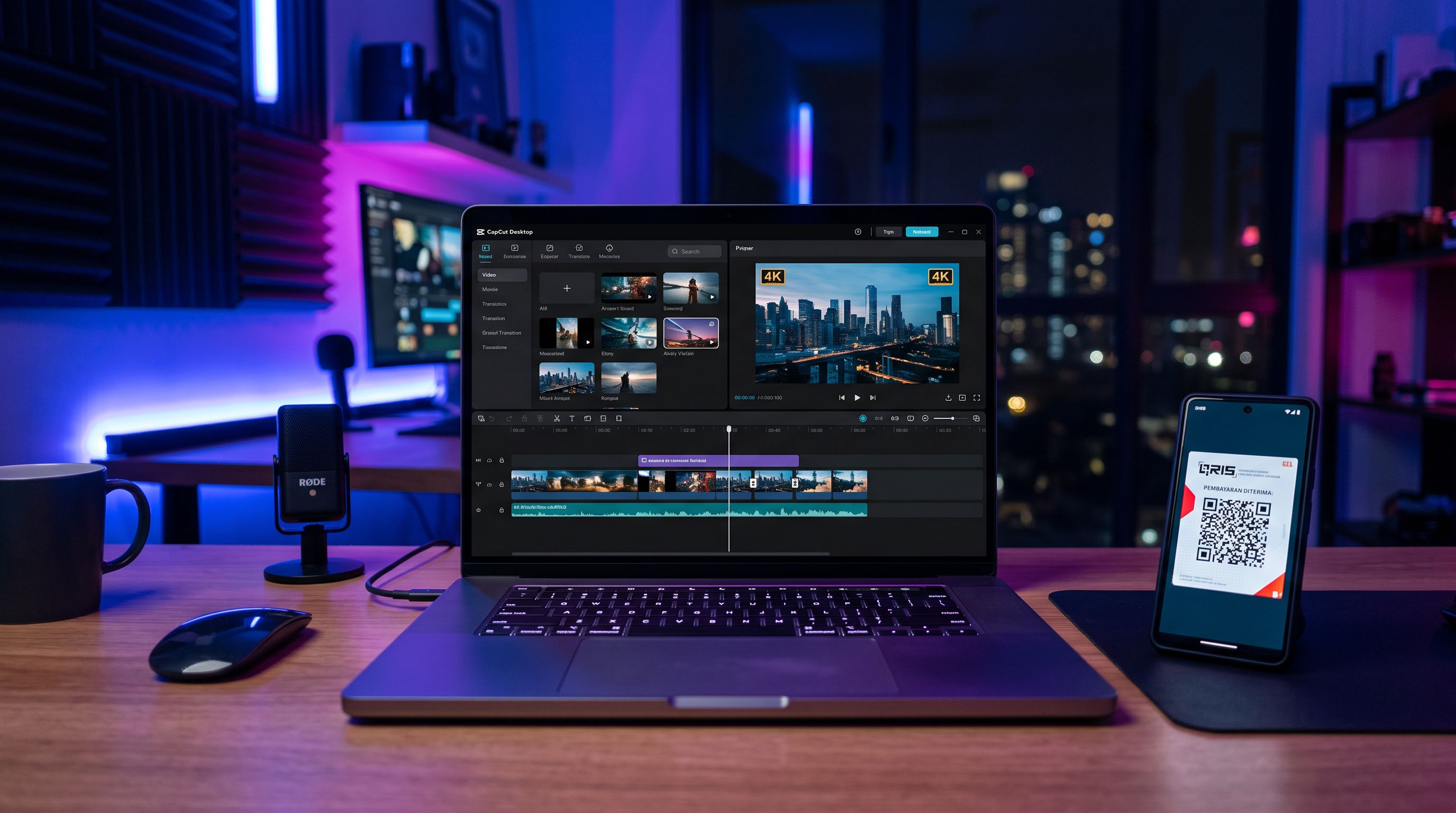 Tutorial Edit Video 4K Cinematic 2026: CapCut Pro Murah Pake QRIS